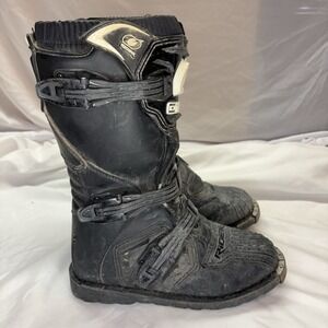 Oneal MX Rider Youth Size 4 Black  Motocross Boots Advanced Racing Technology
